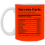 Success Facts-11oz White Mug