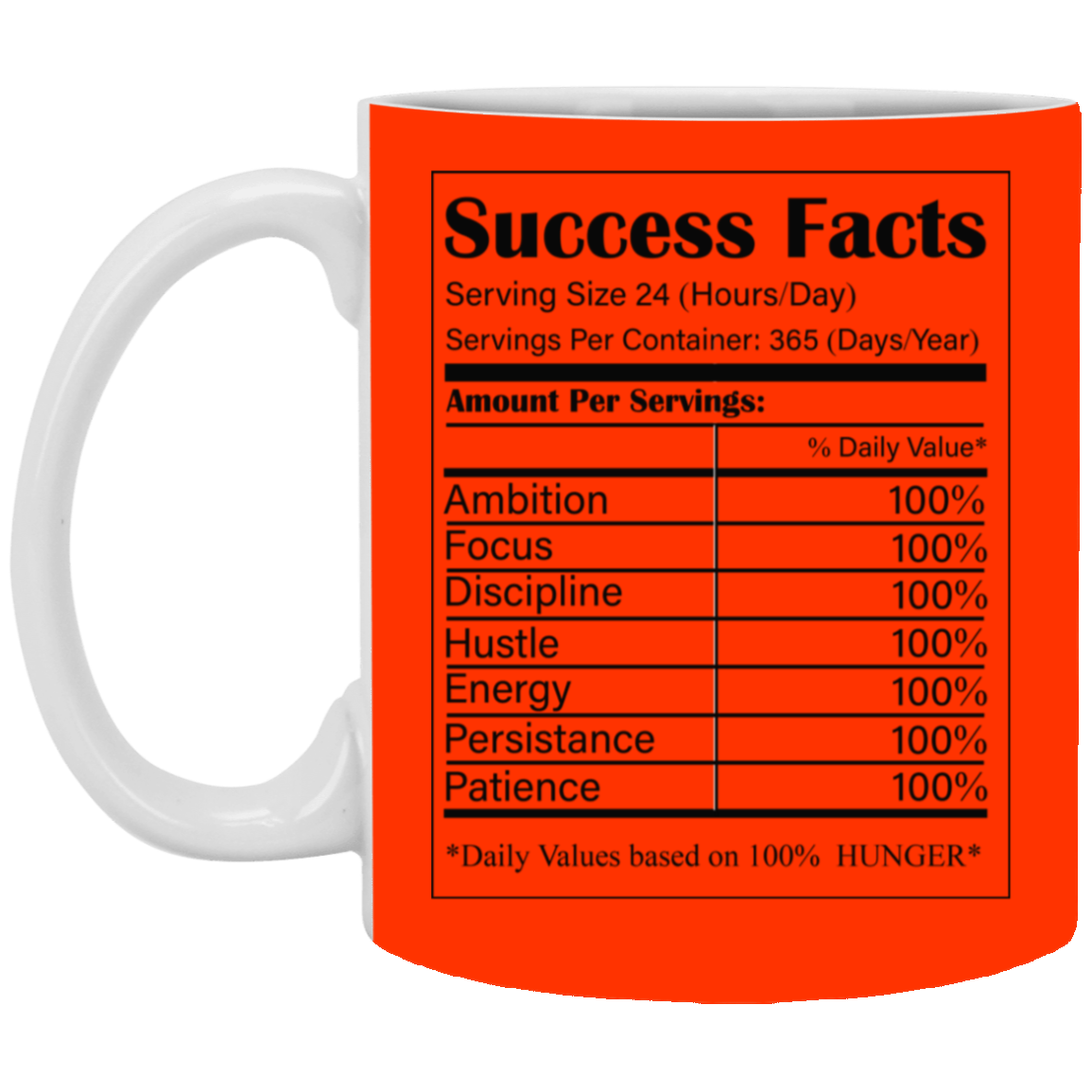 Success Facts-11oz White Mug