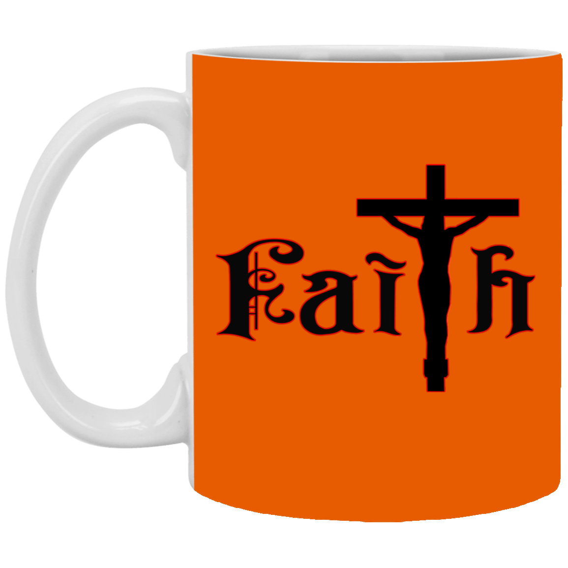 Faith-11oz White Mug
