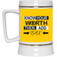 Know Your Worth-Beer Stein 22oz.