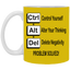 Ctrl-Alt-Del-11oz White Mug