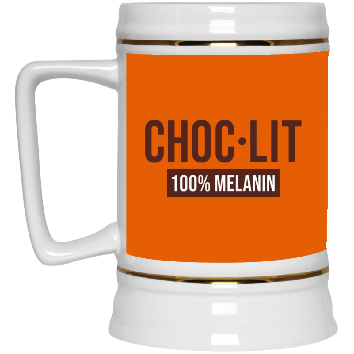 Choc-Lit-Beer Stein 22oz.