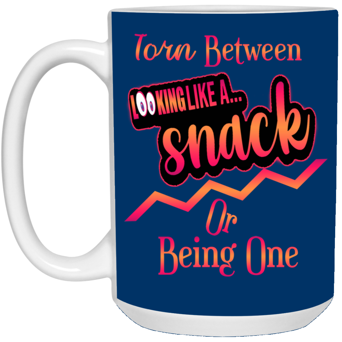 A Snack-15oz White Mug