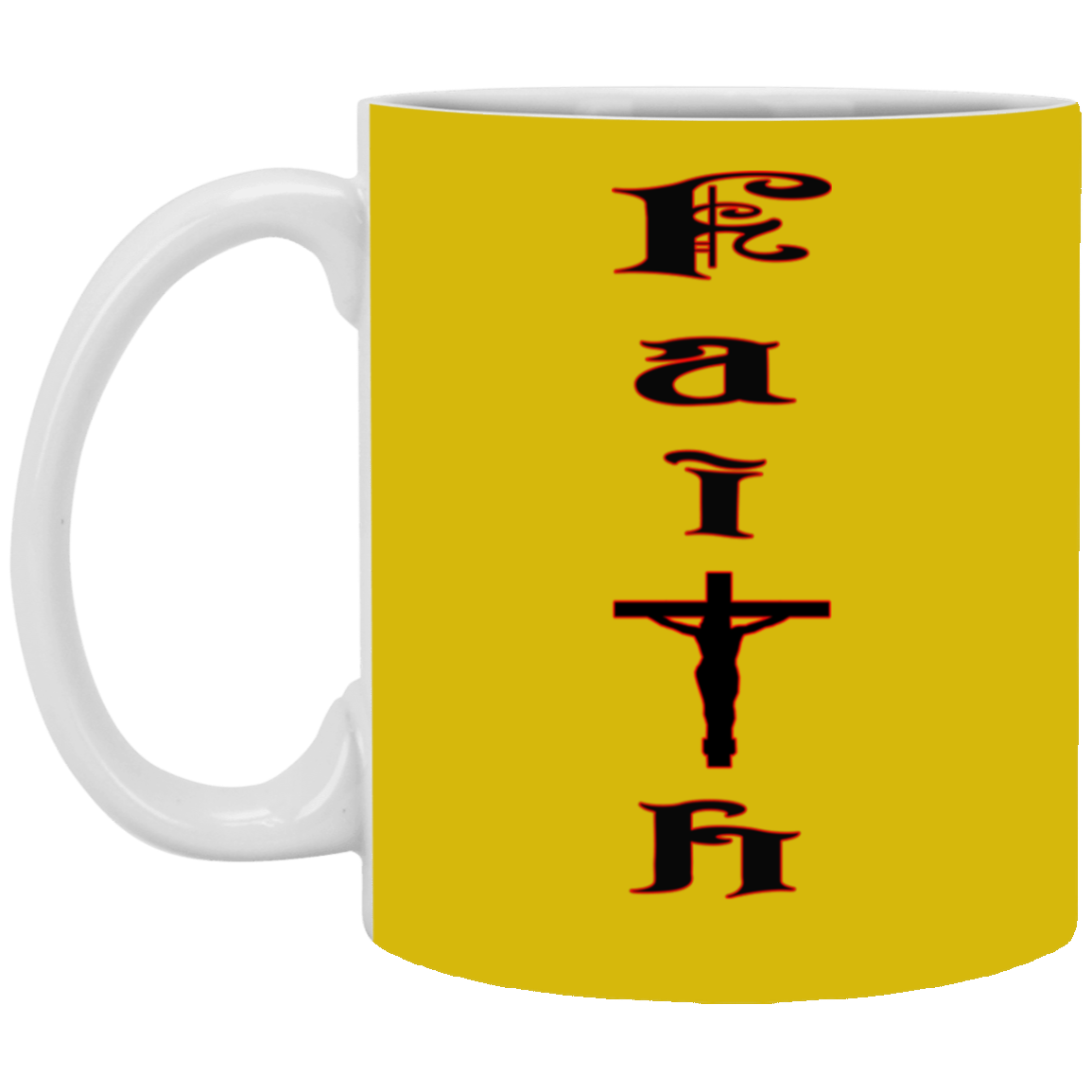 Faith-11oz White Mug