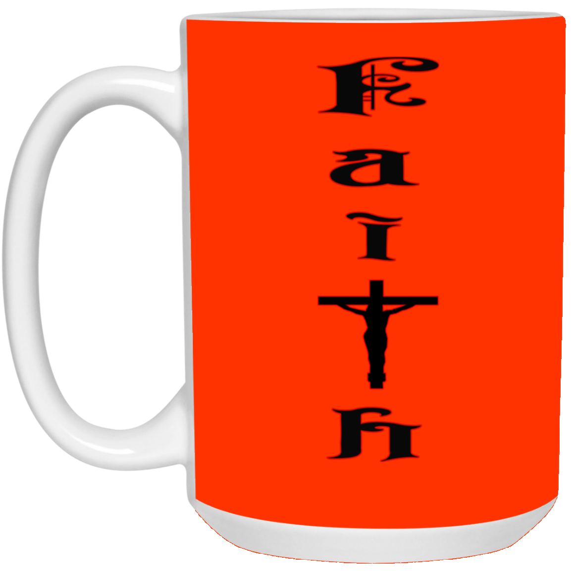 Faith-15oz White Mug