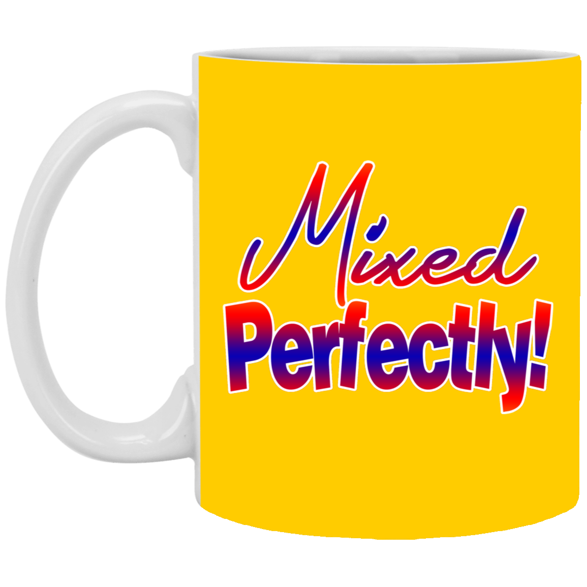 Mixed Perfectly-11oz White Mug