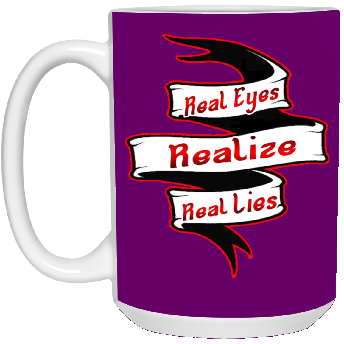 Real Eyes-15oz White Mug