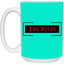 Boss-15oz White Mug