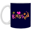 Blessed Flowers-11oz White Mug