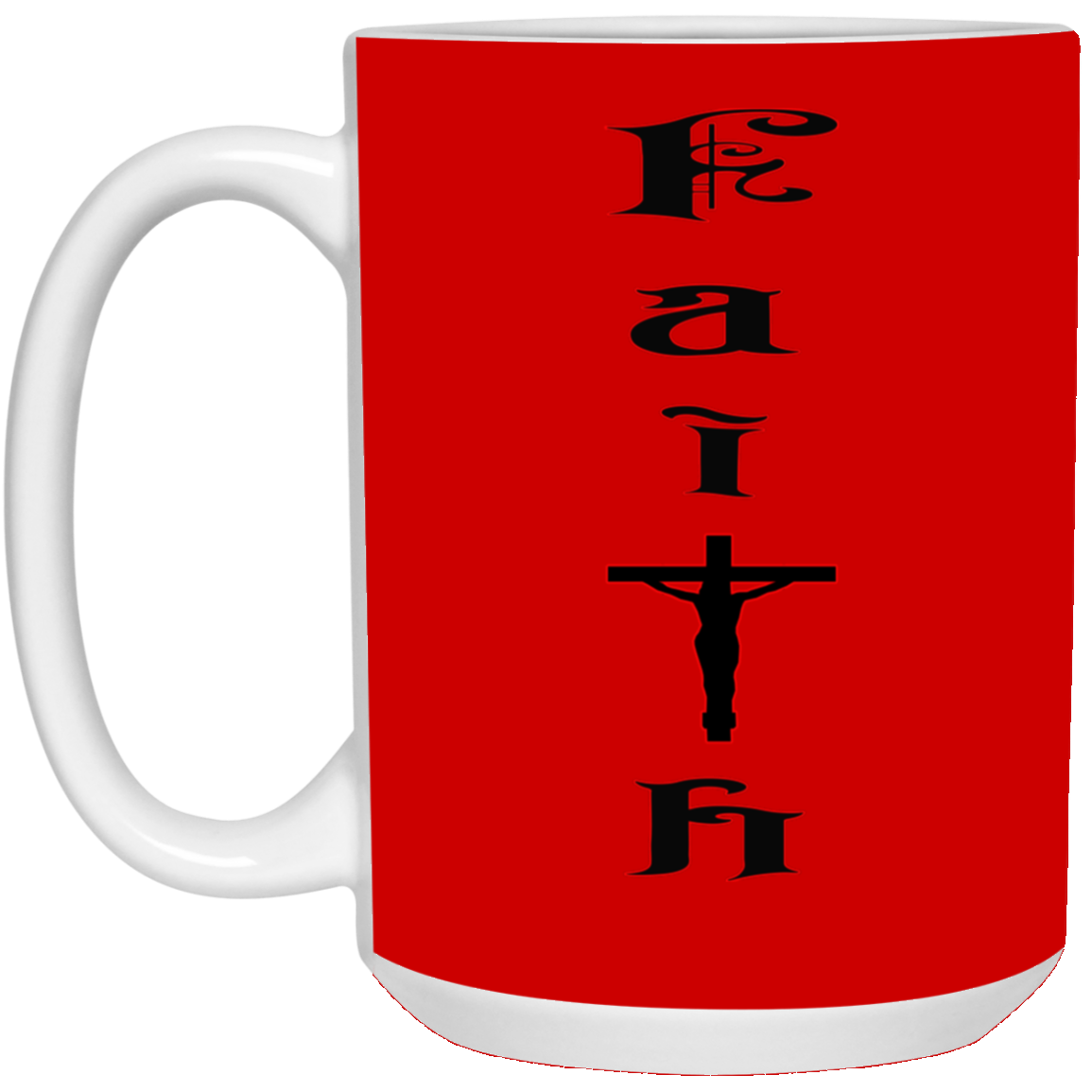 Faith-15oz White Mug