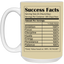 Success Facts-15oz White Mug