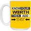 Know Your Worth-15oz White Mug