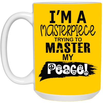 Master Peace-Black-15oz White Mug