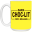 Dark Choc-Lit-15oz White Mug