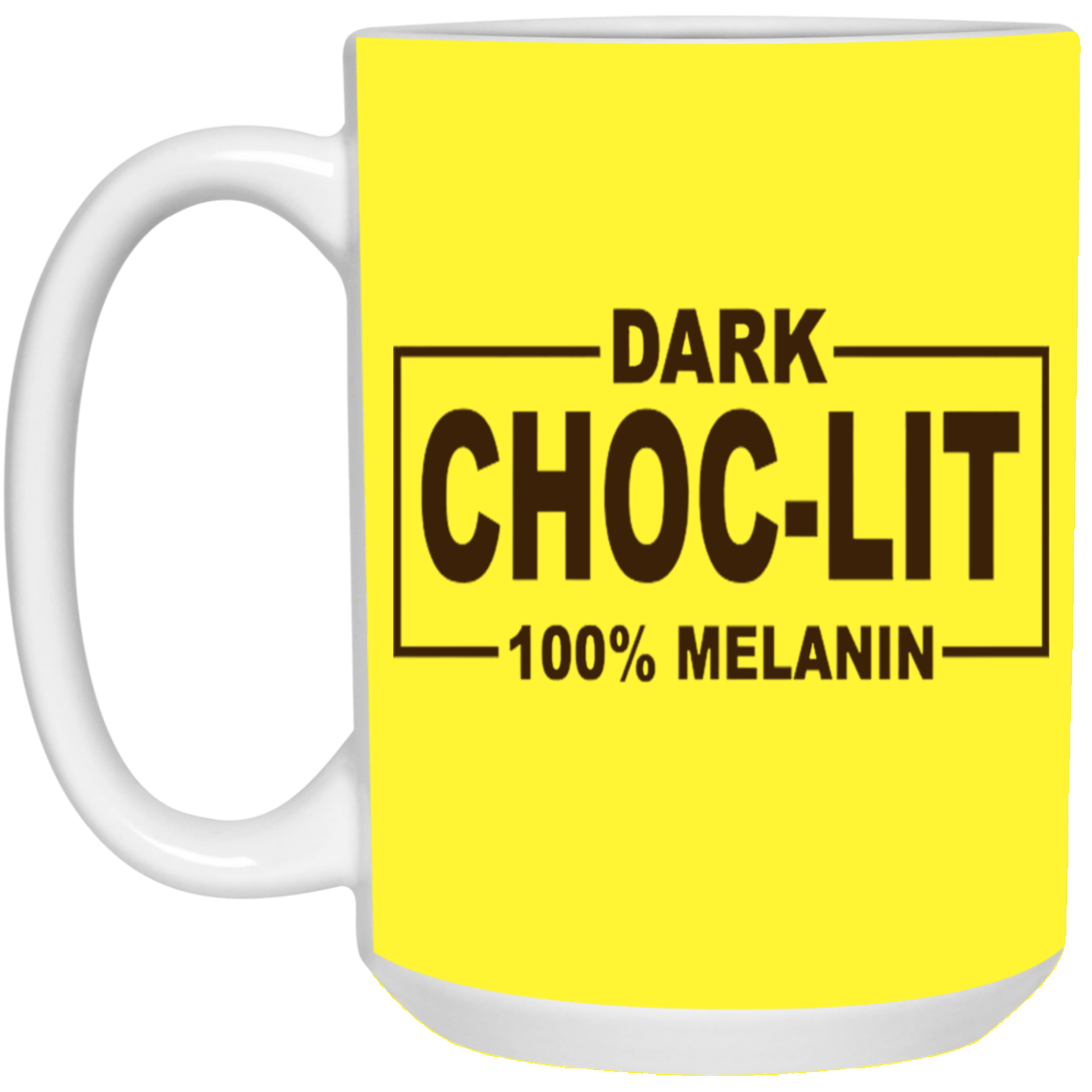 Dark Choc-Lit-15oz White Mug