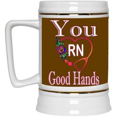 Good Hands-Beer Stein 22oz.