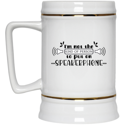 Speakerphone-Beer Stein 22oz.