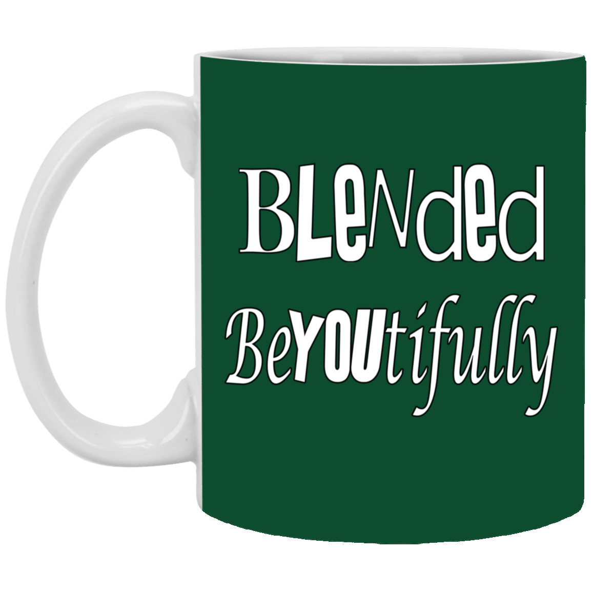 Blended -11oz White Mug