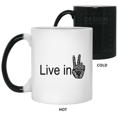 Hand Peace-11oz Color Changing Mug