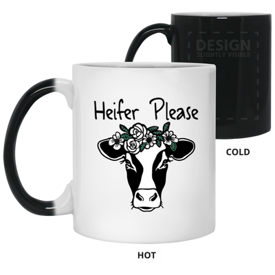 Heifer Please-11oz Color Changing Mug
