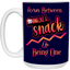A Snack-15oz White Mug