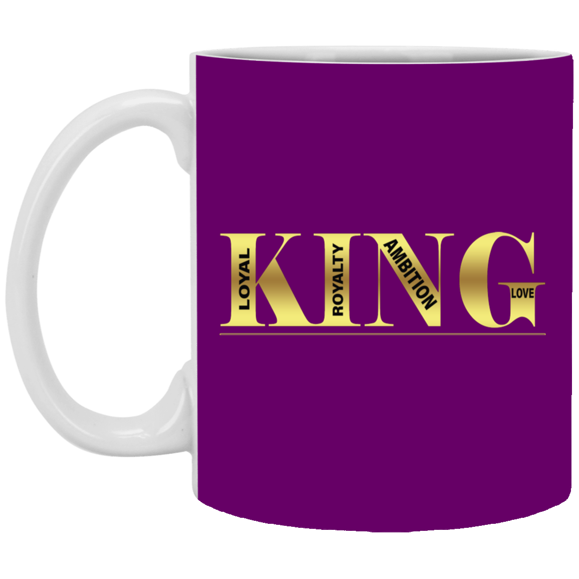 King-11oz White Mug