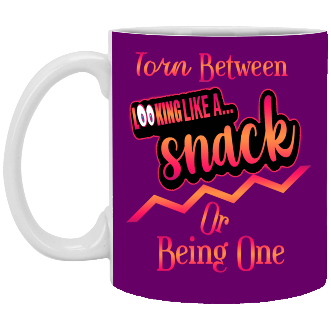 A Snack-Crying-11oz White Mug
