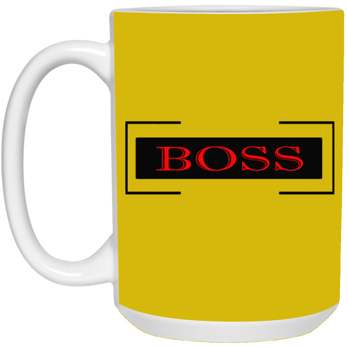 Boss-15oz White Mug