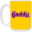 Baddie Gradient-15oz White Mug