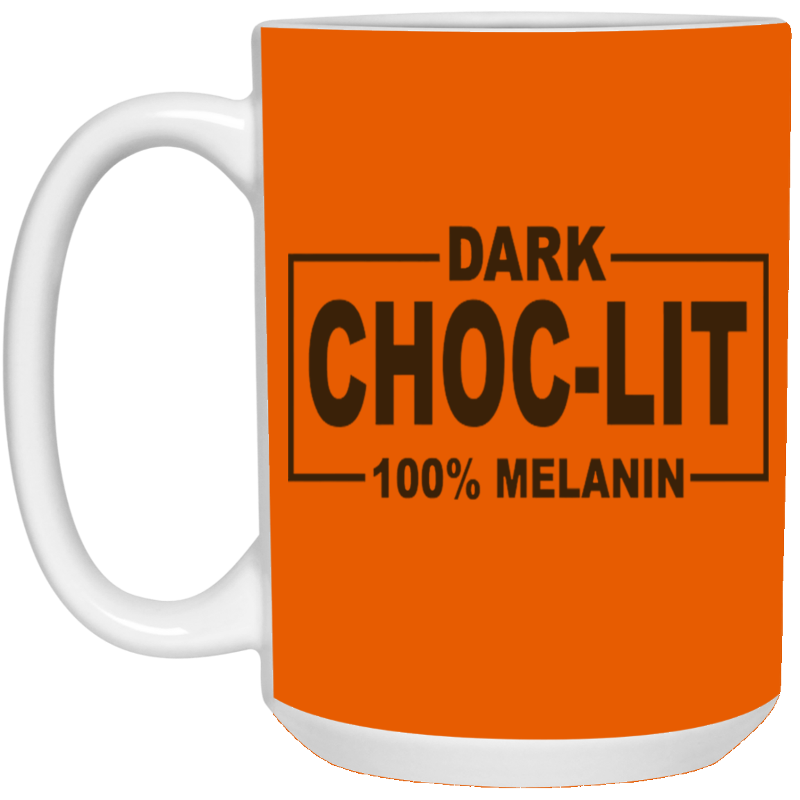 Dark Choc-Lit-15oz White Mug