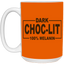 Dark Choc-Lit-15oz White Mug