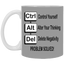 Ctrl-Alt-Del-11oz White Mug