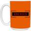 Boss-15oz White Mug
