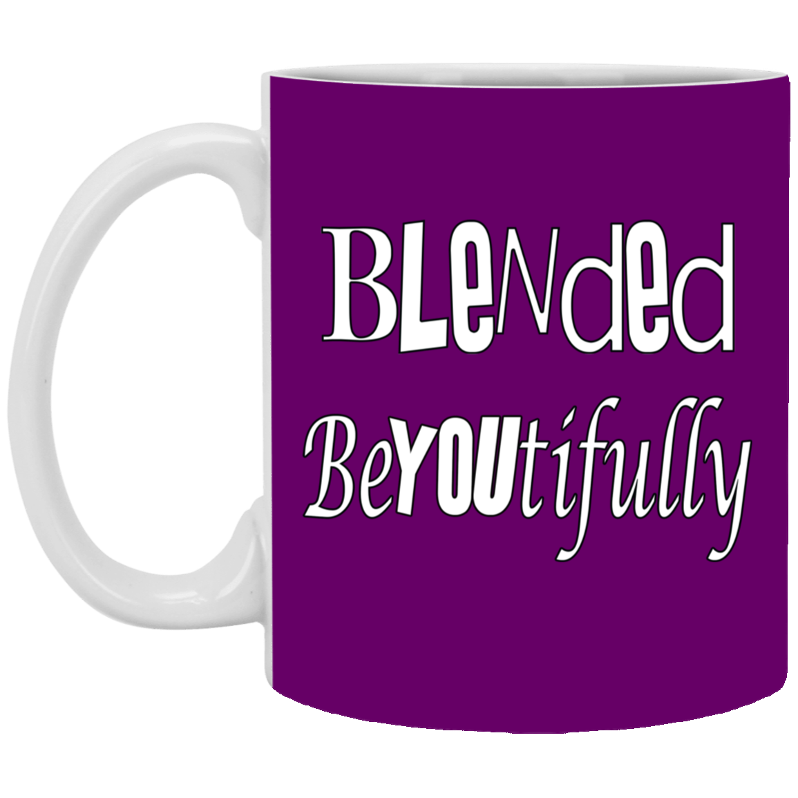 Blended -11oz White Mug
