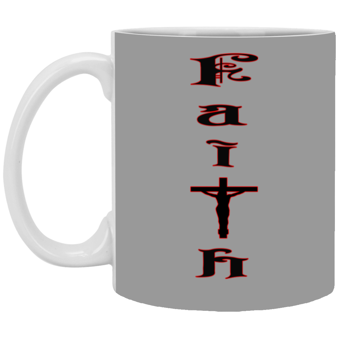 Faith-11oz White Mug