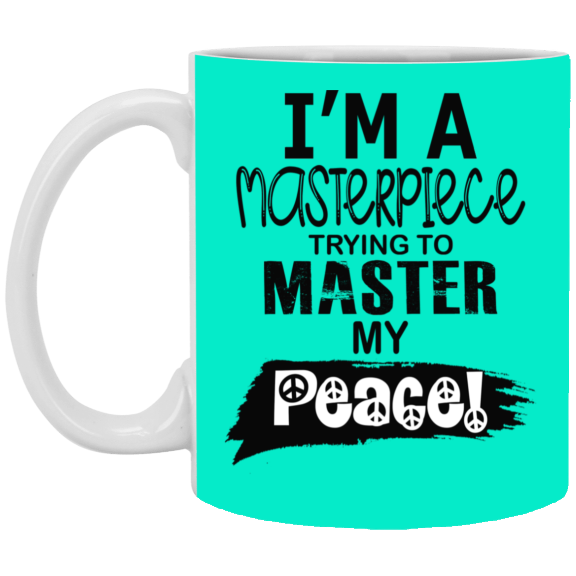 Master Peace-Black-11oz White Mug