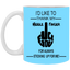 Fu(k You-Middle Finger-11oz White Mug
