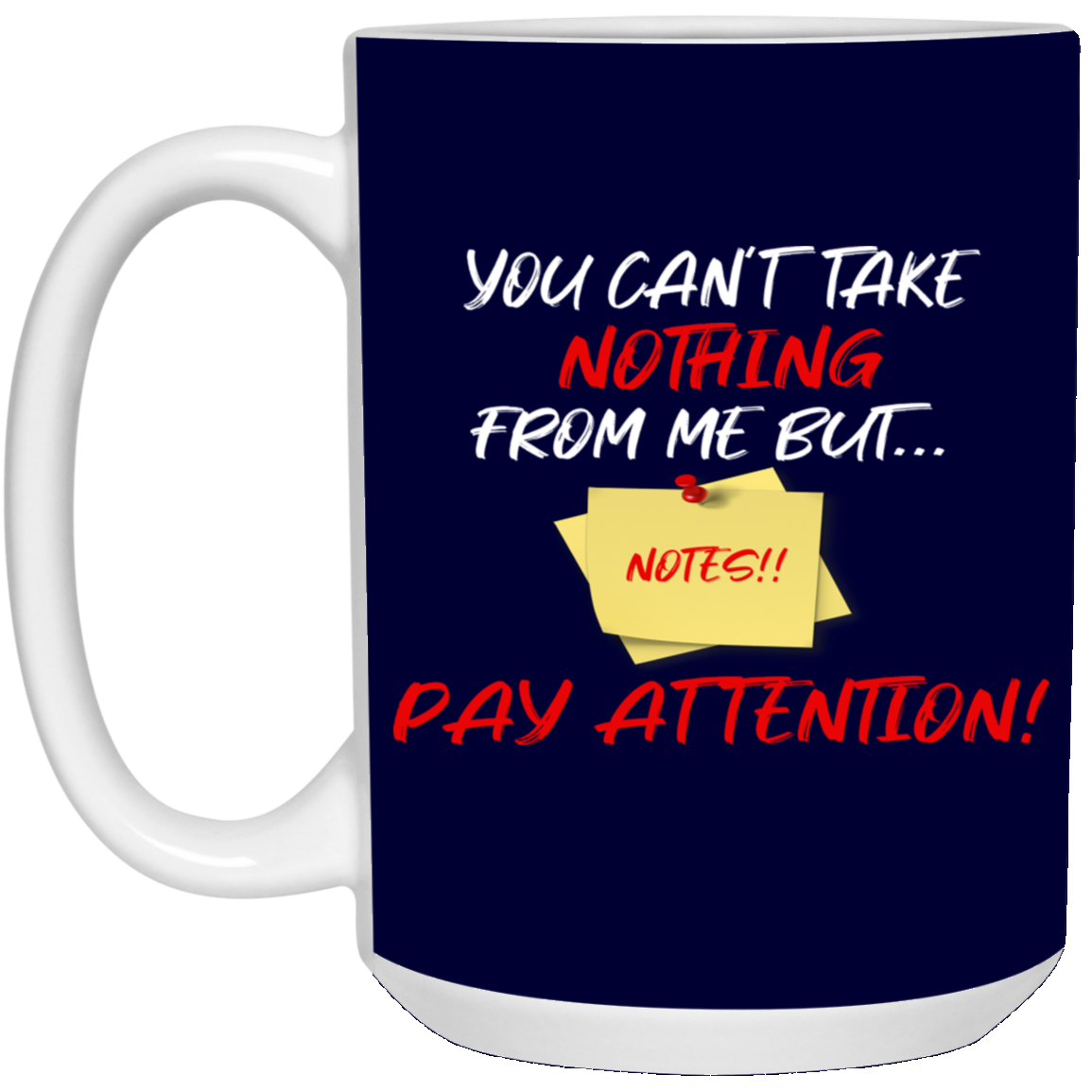 Notes-15oz White Mug