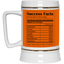 Success Facts-Beer Stein 22oz.