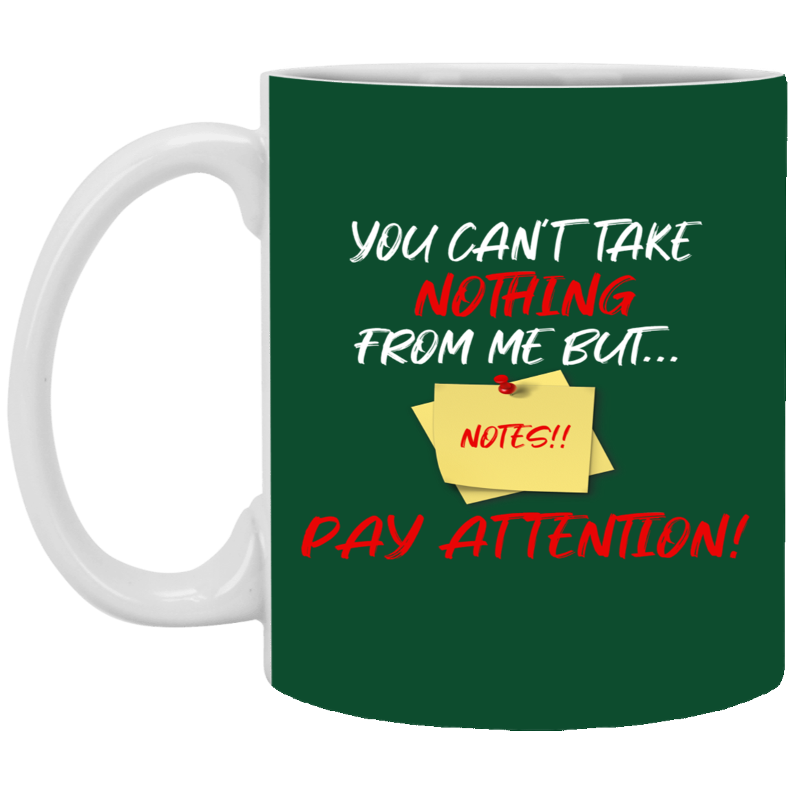 Notes-11oz White Mug