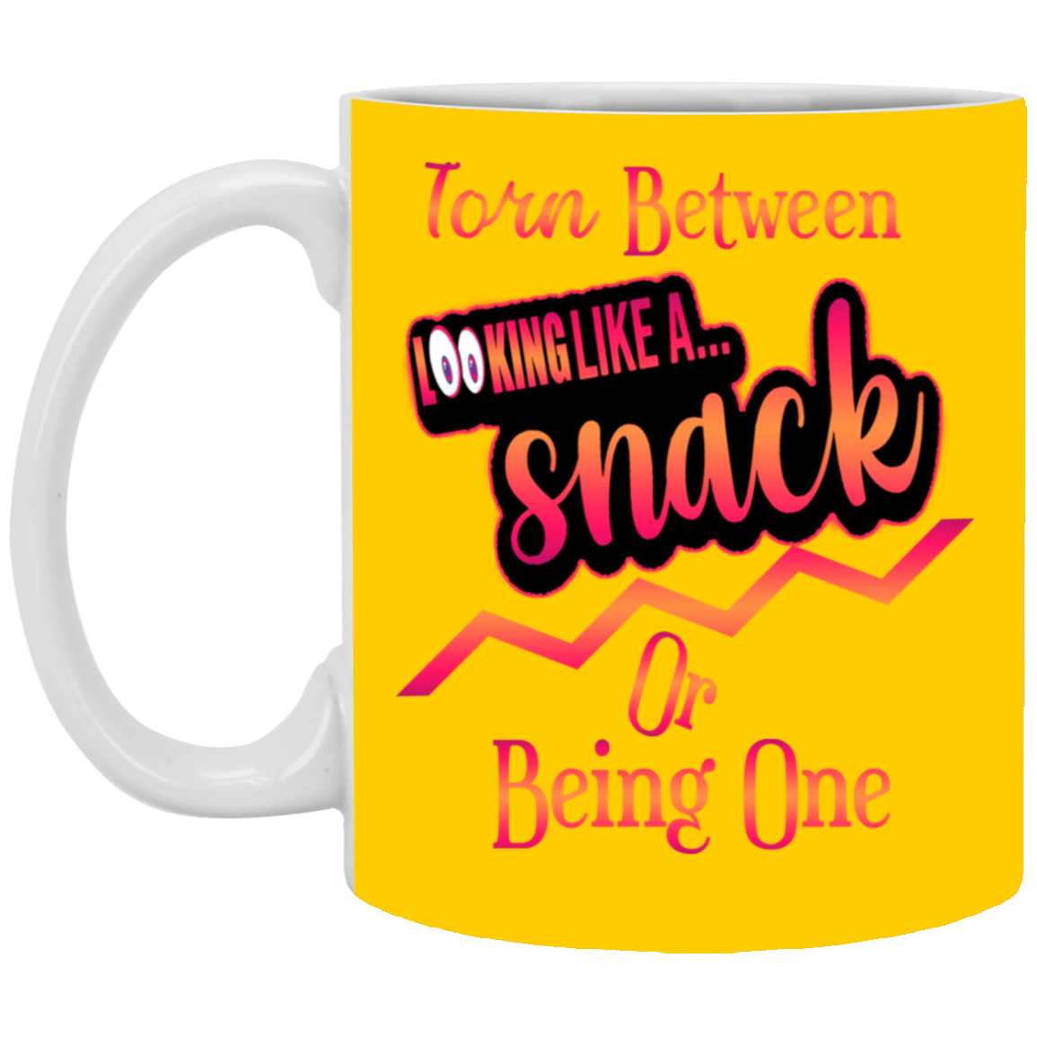A Snack-Crying-11oz White Mug