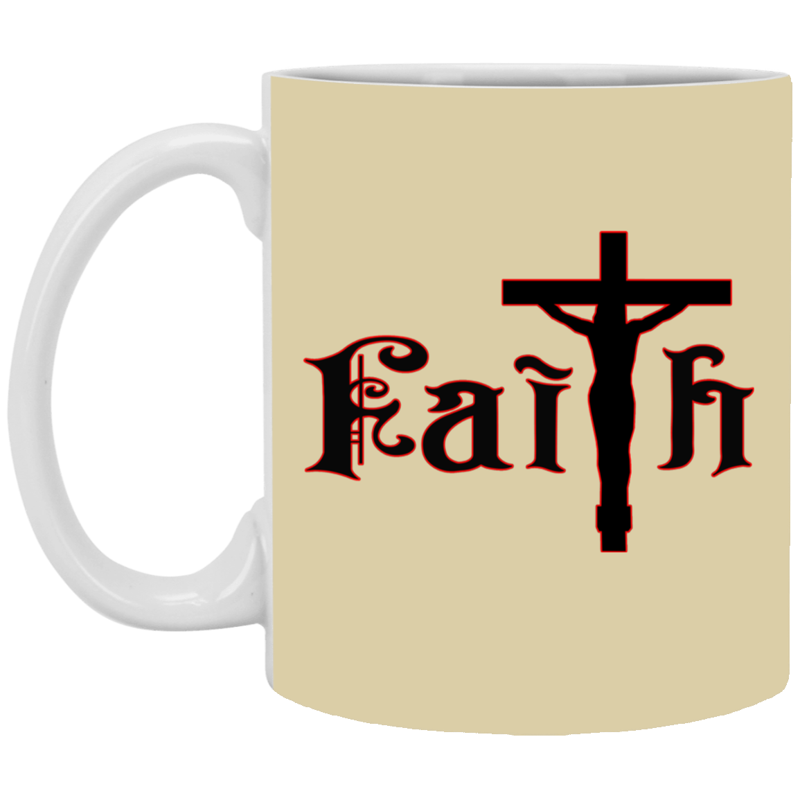 Faith-11oz White Mug