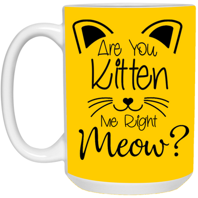 Are You Kitten Me-15oz White Mug