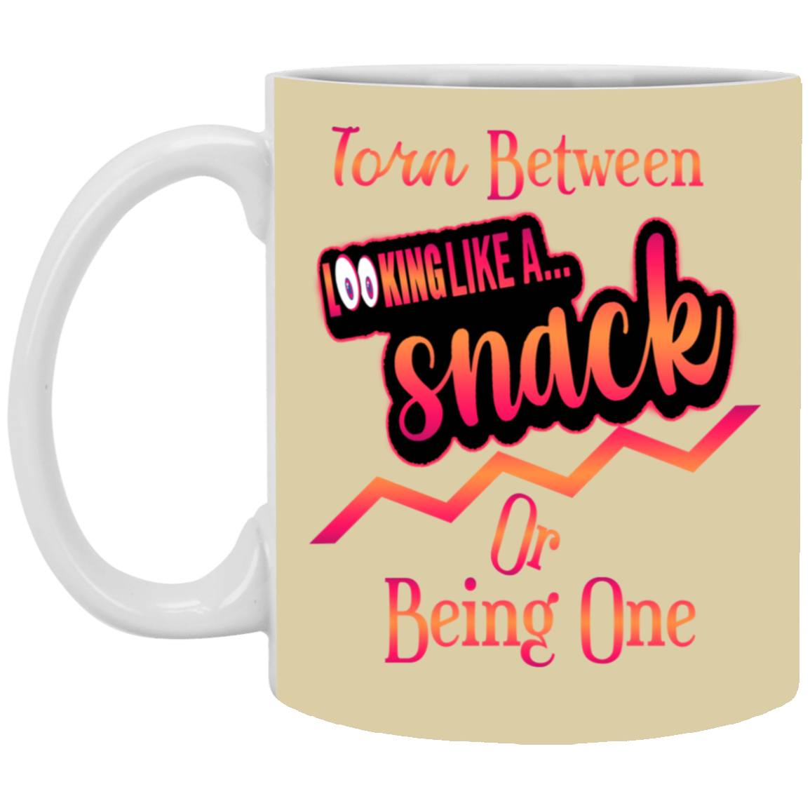 A Snack-Crying-11oz White Mug