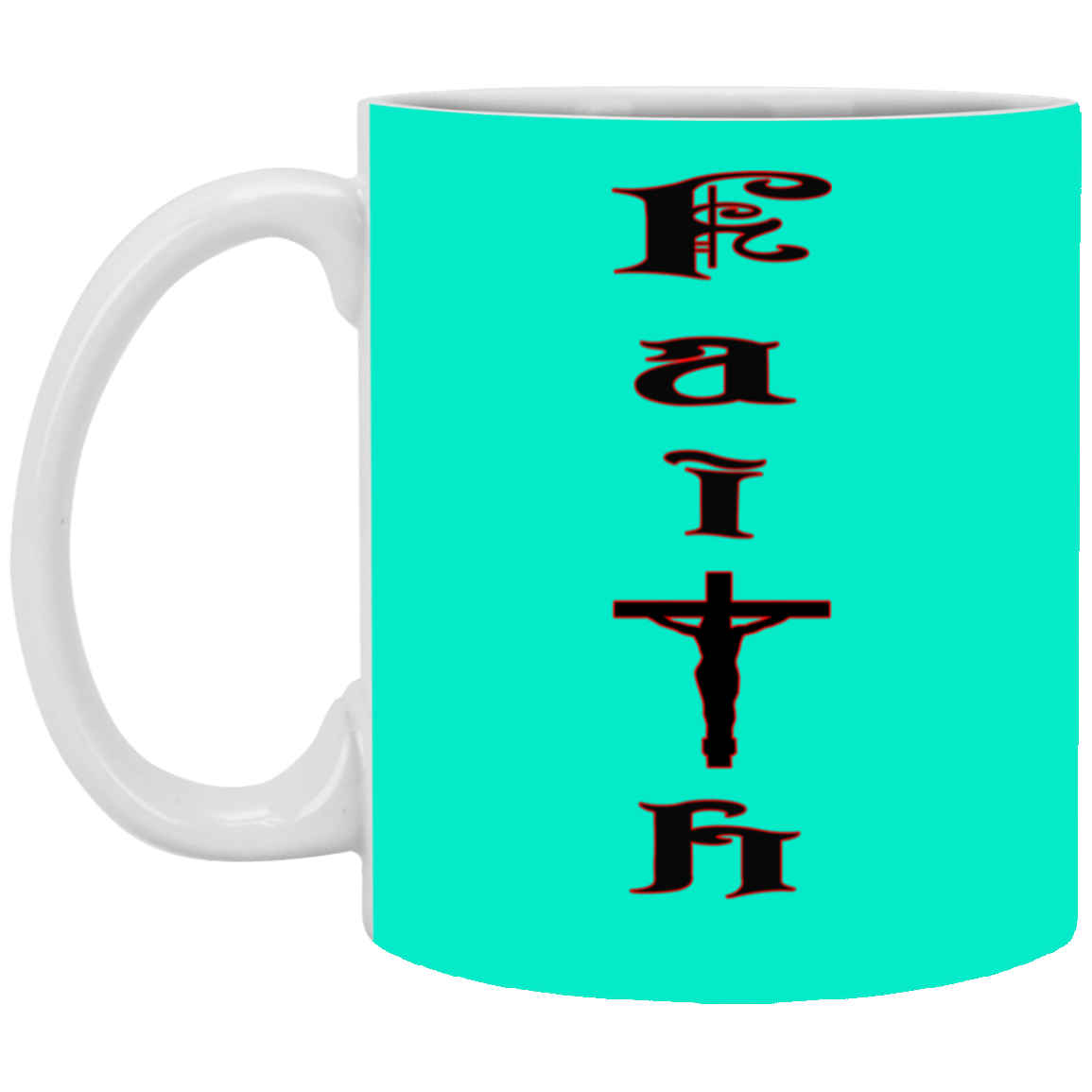 Faith-11oz White Mug