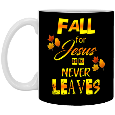 Fall For Jesus-11oz White Mug