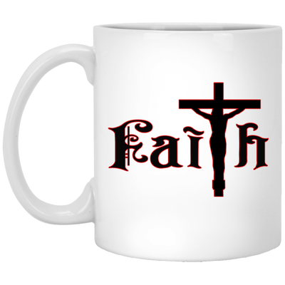 Faith-11oz White Mug