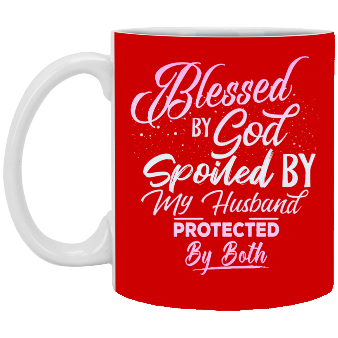 Blessed & Spoiled Gradient-11oz White Mug