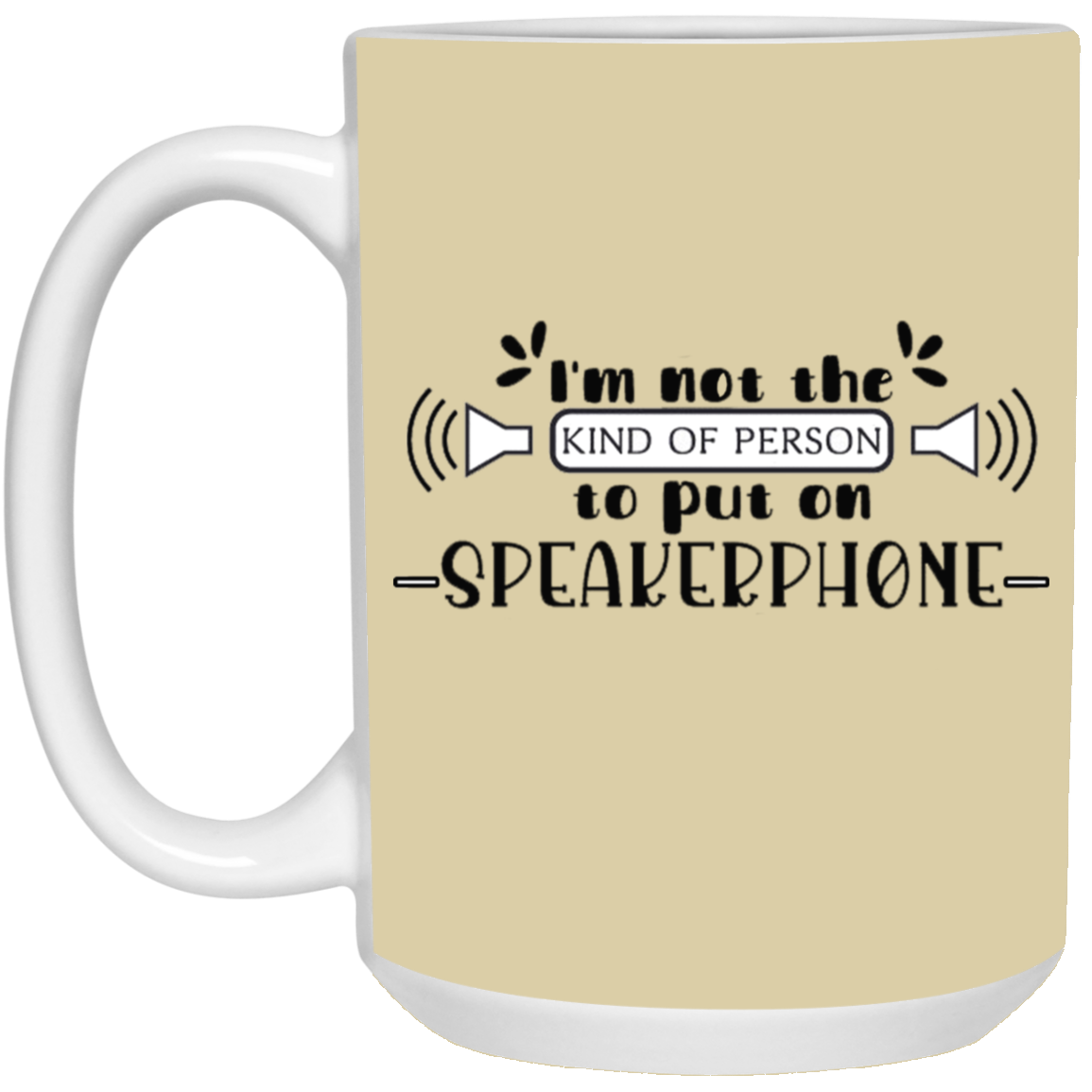 Speakerphone-15oz White Mug
