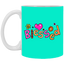 Blessed Flowers-11oz White Mug